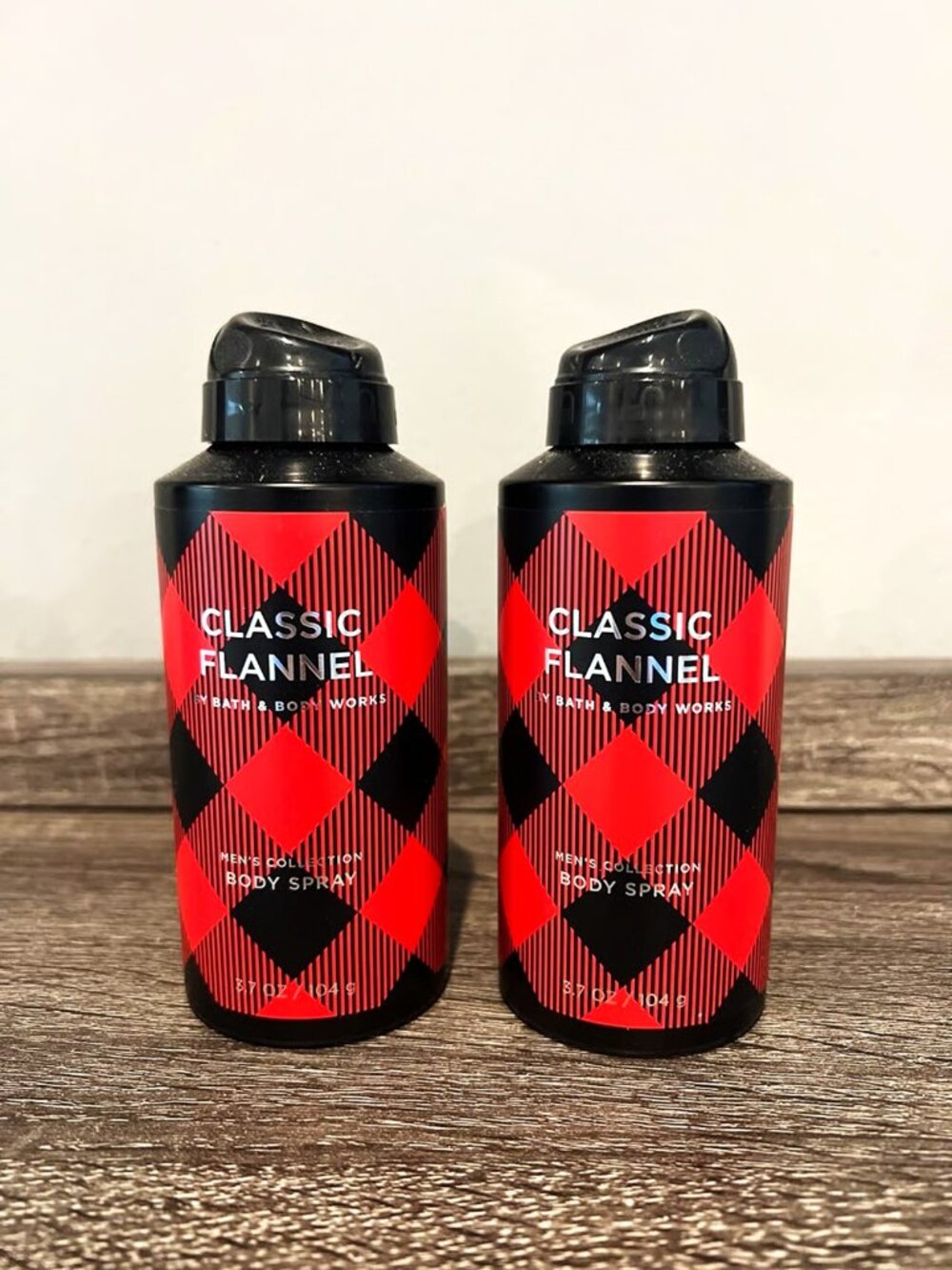 Bath & Body Works Men's Collection Classic Flannel Body Spray Set of 2